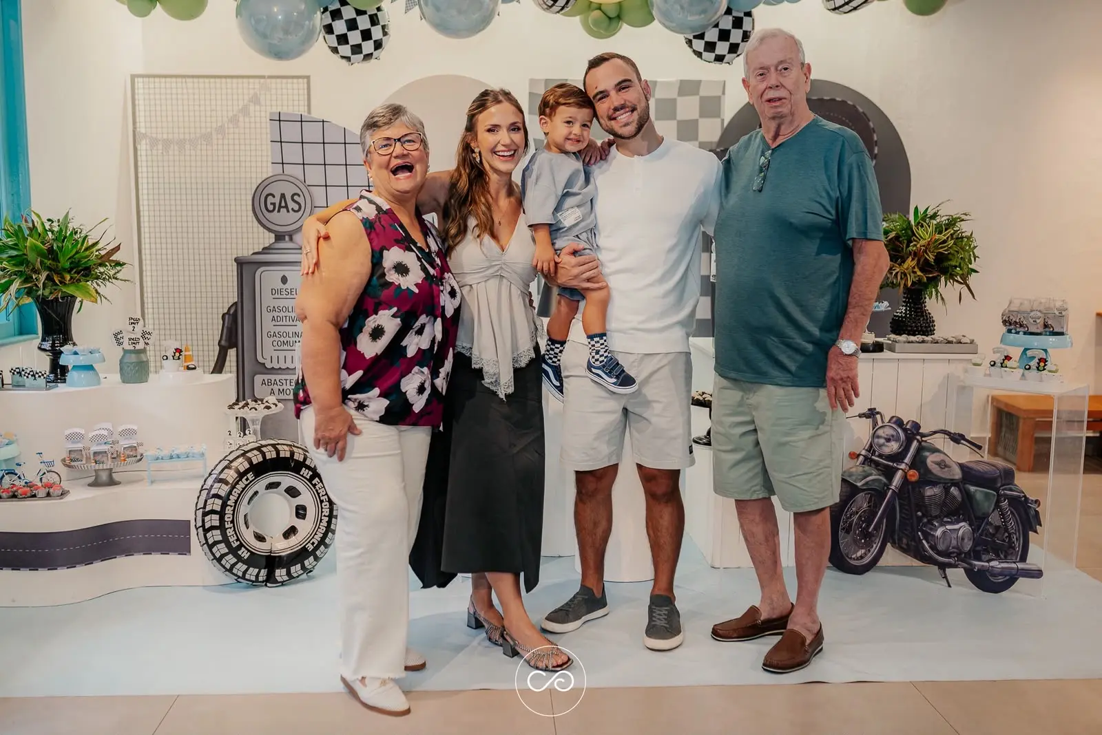 Fotografia original da família